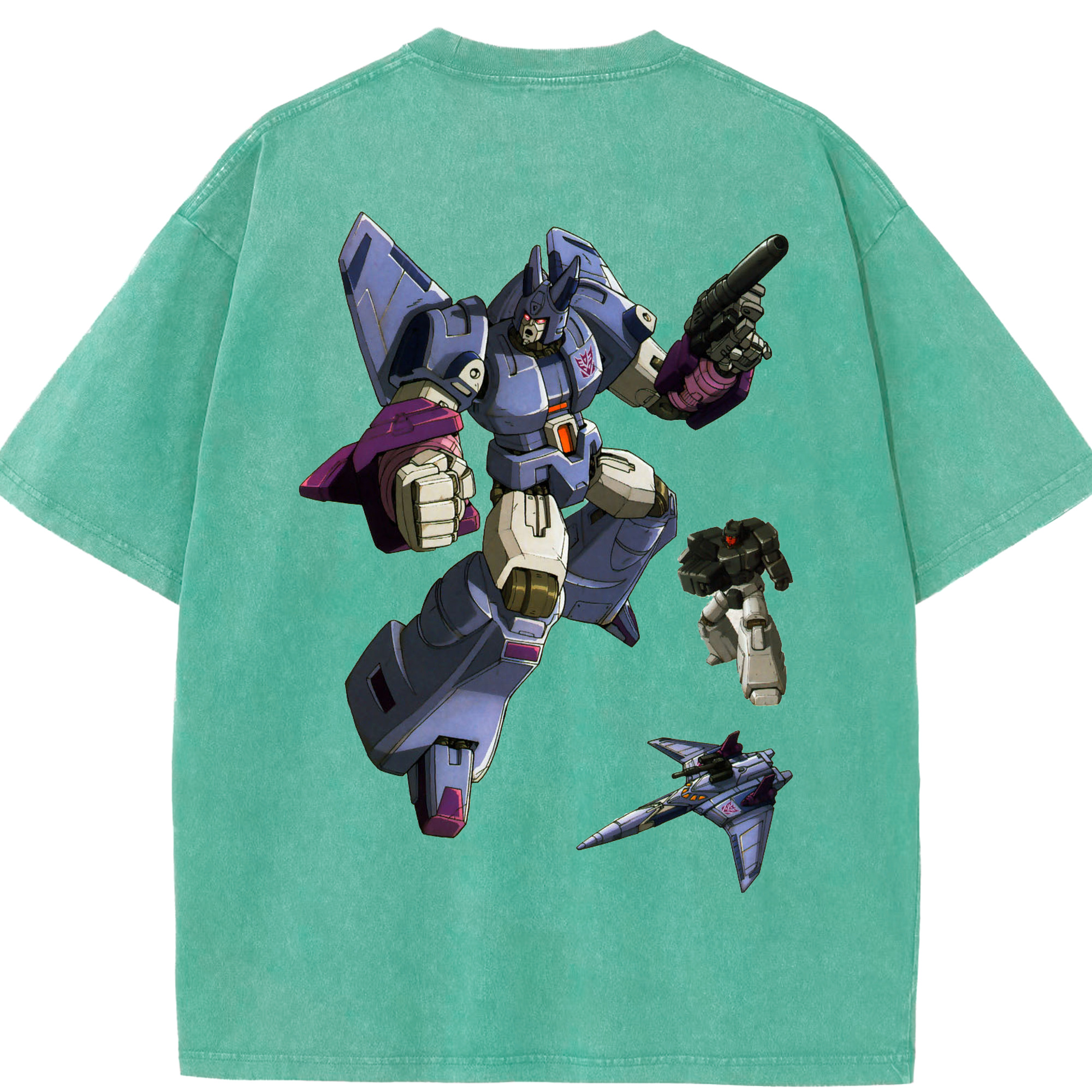 （画像用）  綿100% ヴィンテージ風 半袖Tシャツ（背面プリント）